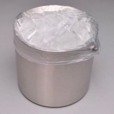 LK PACKAGING Metallocene Ice Bucket Liner, 12"W x 12"L, .48 Mil, Clear, 1000/Pack HD1212
